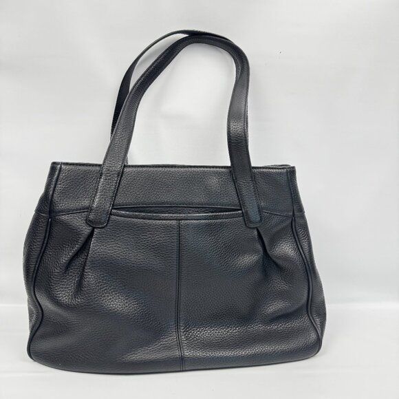 Brighton Black Pebble Leather Gator Embossed Purse Shoulder - Picture 9 of 16